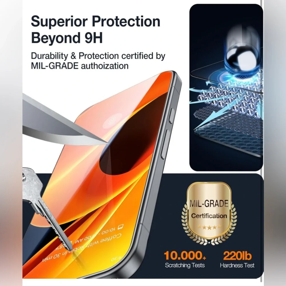 UltraGlass UNBREAK TOP 9H+ Glass for Google Pixel 9/9 Pro Screen Protector